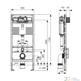Tece TECEprofil - Vorwandelement 9300100
