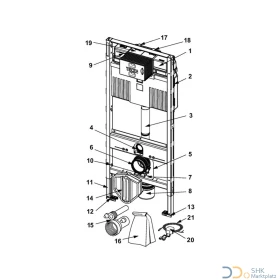 Tece TECEprofil - Vorwandelement 9300100